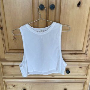 NWOT SOLD OUT Lululemon All Yours Crop Tank Top White in size 6